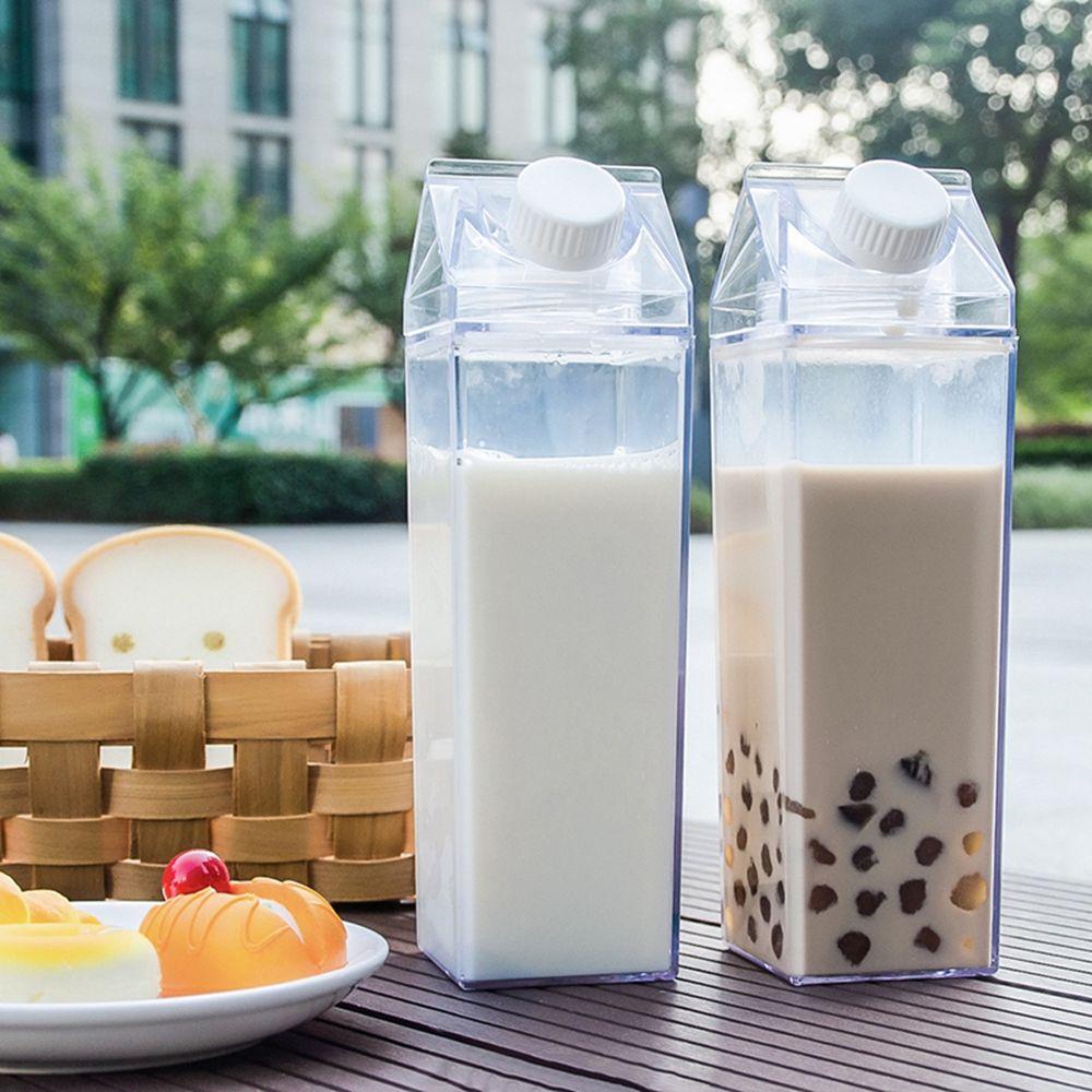 Straw for Sports Square with Brush Kitchen Supplies Drinkware Milk Carton Juice Box Water Bottle