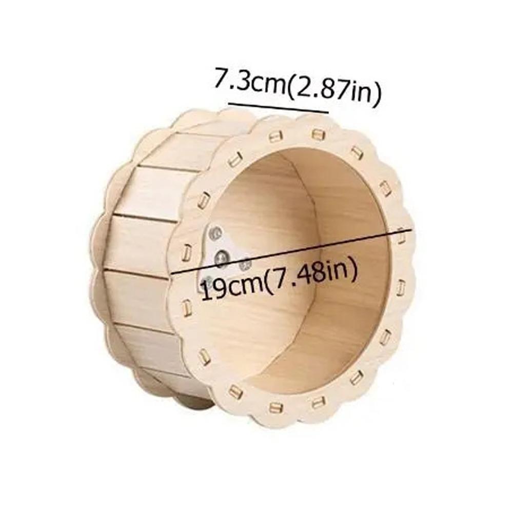Новое DIY деревянное беговое колесо Съемное бесшумное колесо для тренировок Игрушка для тренировок для хомяка