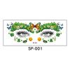 New St. Patrick's Day glitter makeup face stickers, Irish holiday party carnival tattoo stickers