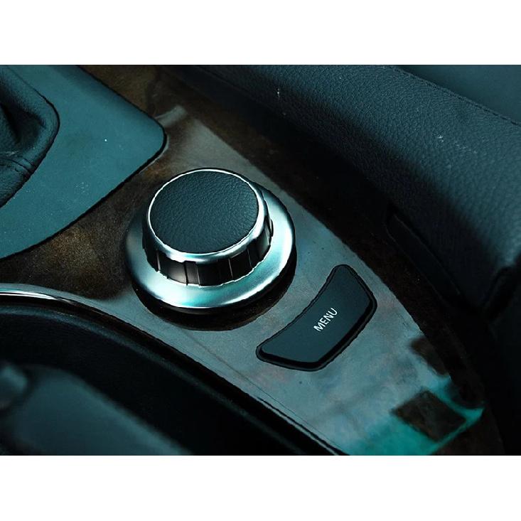 Car styling Interior multimedia control MENU button Trim Sticker cover for BMW e60 E90 3 5 series X5 X6 E70 E71 auto Accessories