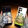 Научный вундеркинд Др. Чехол для телефона S-StoneS Аниме для Samsung S25,S24,S21,S22,S23,S20,Ultra,S26,Plus,Fe,Note,5G Черный