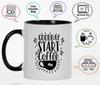Inkdotpot Goodday Start With Coffee 11 Oz керамические кофейные кружки отлично подходят для коллег, боссов, подарков для кофе