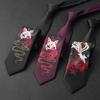 Accessories Props Chinese Style Necktie Prting JK Uniform Ties Anime Neck Tie Men Ties Cosplay Tie