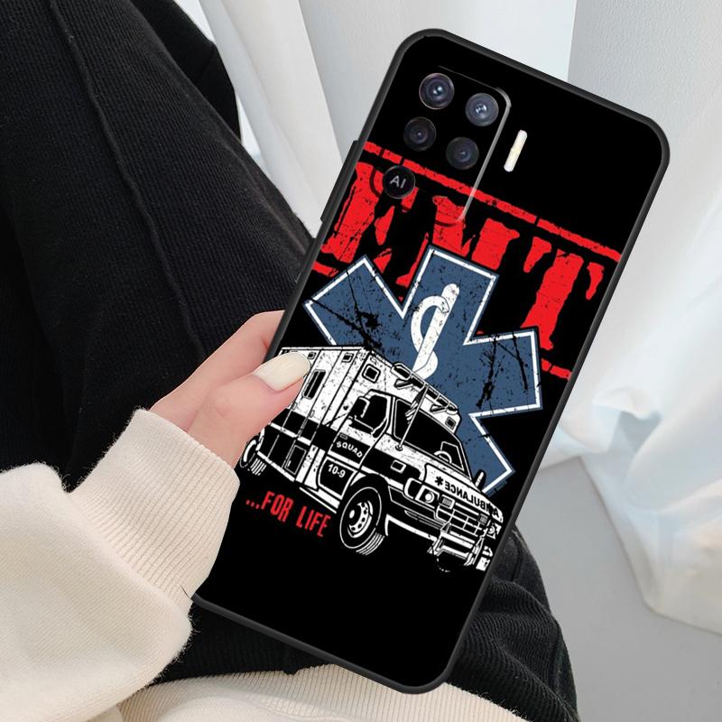 Медицинский чехол EMT EMS для Oppo A96 A76 A16 A60 A98 A58 A78 A18 A38 A80 A40 A77 A57 A17 A74 A54 A94 A15 A5 Pro