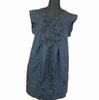 Paul & Joe Sister 100 Percent Silk Sleeveless Dress Size 36 Navy(USED)