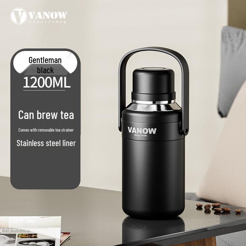 Термобутылка Vanow из нержавеющей стали, большой емкости