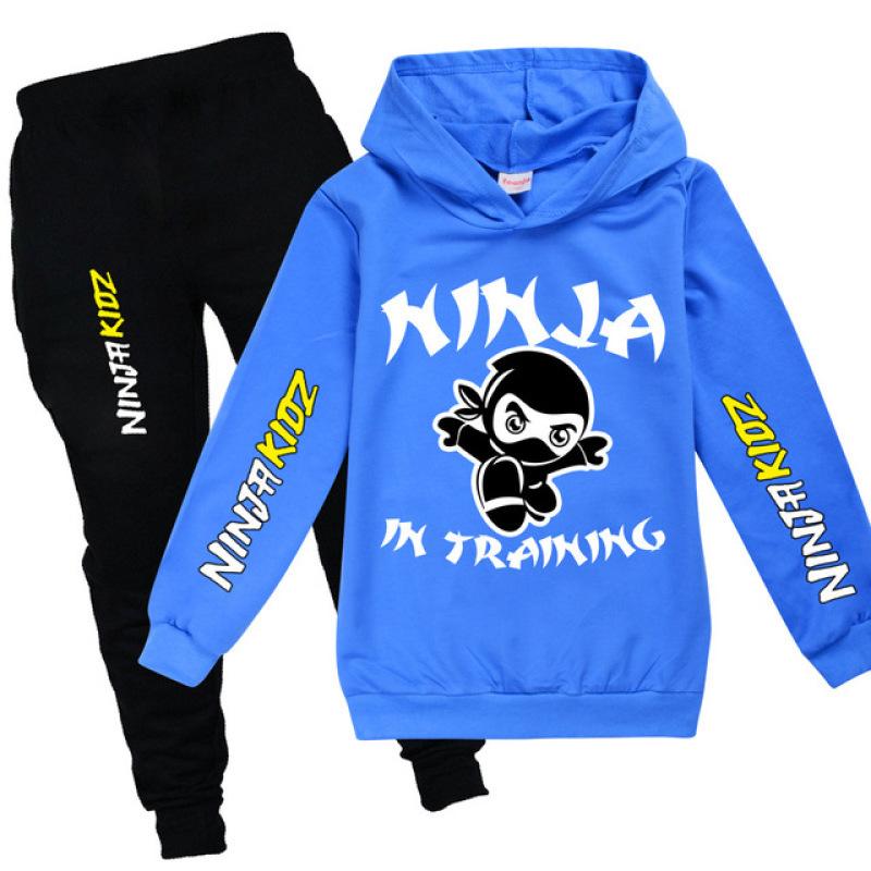 NINJA KIDZ Детский бутик одежды, оптовая продажа, хлопковая детская одежда, футболка для девочек, штаны, костюм, школьная одежда для мальчиков, толстовки для маленьких детей