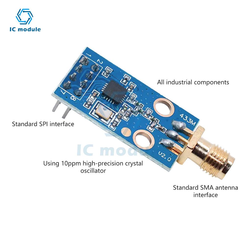 CC1101 433Mhz Wireless Transceiver RF Module Wireless RF Transceiver Module Data Transmission