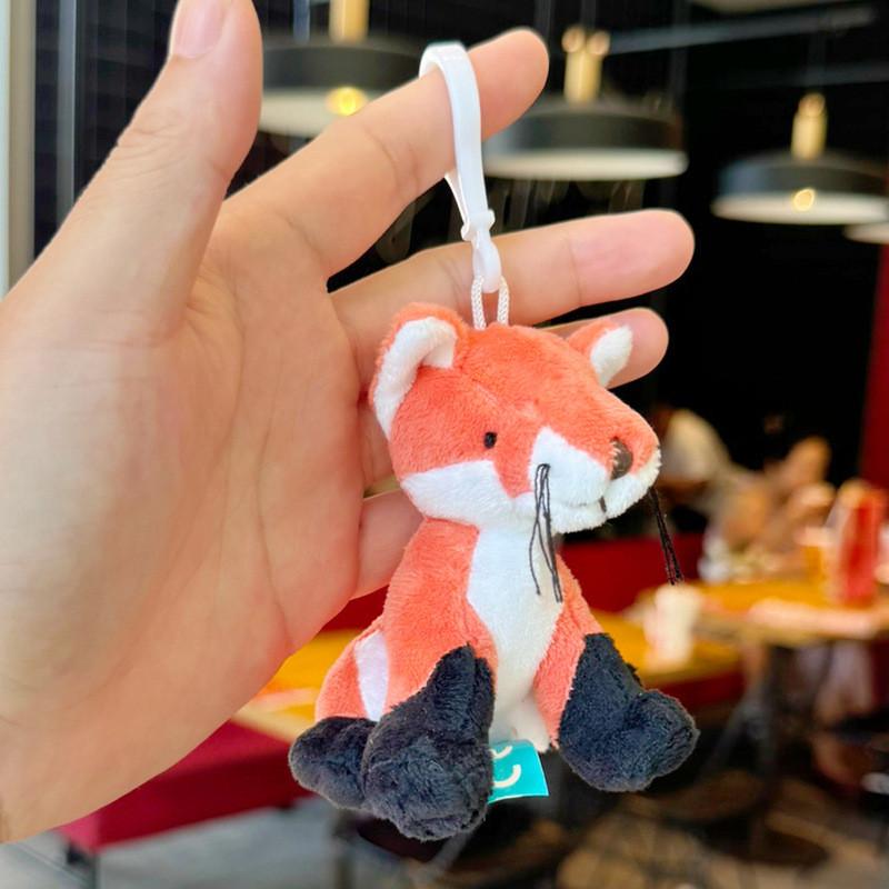 Forest Animal Plush Keychain With Pp Cotton Filling For Kids And Collectors
