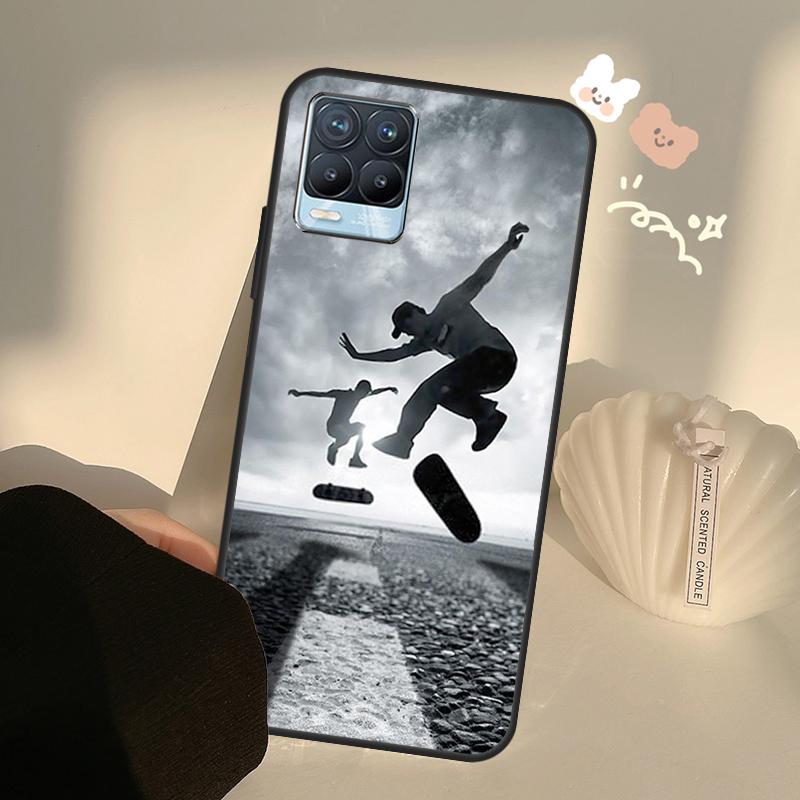 Cool Skate Case For Realme C75 C63 C61 C55 C51 C53 C25 C65 C67 C71 11 12 13 14 15 Pro Plus GT6 GT7 Pro