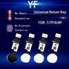 20PCS Universal Back Return Function For iPhone 7 7G 8 8G Plus Home Button Flex Cable No Touch ID