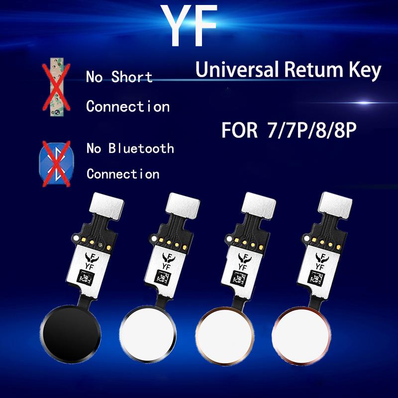 20PCS Universal Back Return Function For iPhone 7 7G 8 8G Plus Home Button Flex Cable No Touch ID