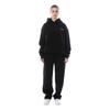 Unisex Oversized Streetwear Hoodie Jogger Set Printed Cotton Blend Loose Fit Casual Tracksuit 2025