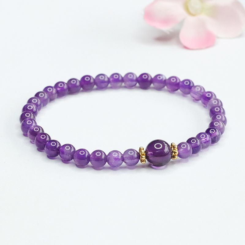 Juan Yu Amethyst Crystal Bracelet for Women - Purple Fashion Jewelry (CB4032204)