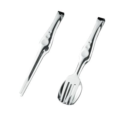 Зажимы для еды из нержавеющей стали Кухонные принадлежности Общественные ложки Бытовые ложки Палочки для еды Сервировка Общественные палочки для еды Зажимы для ложек