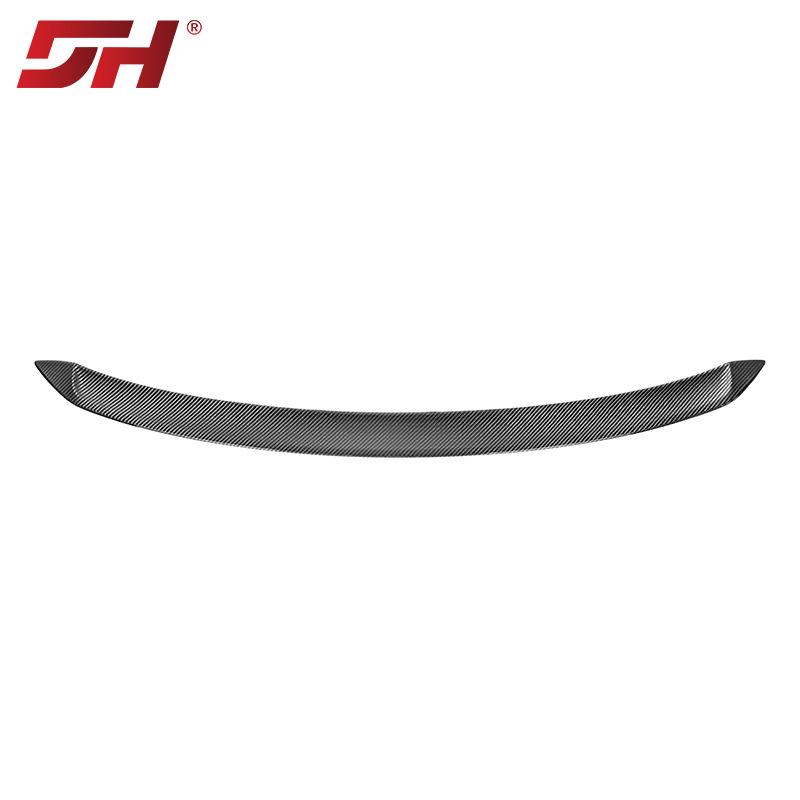 Compatible with 2018+ Porsche Cayenne 9Y0 Coupe Turbo GT Carbon Fiber Rear Spoiler in Twill Bright Polish