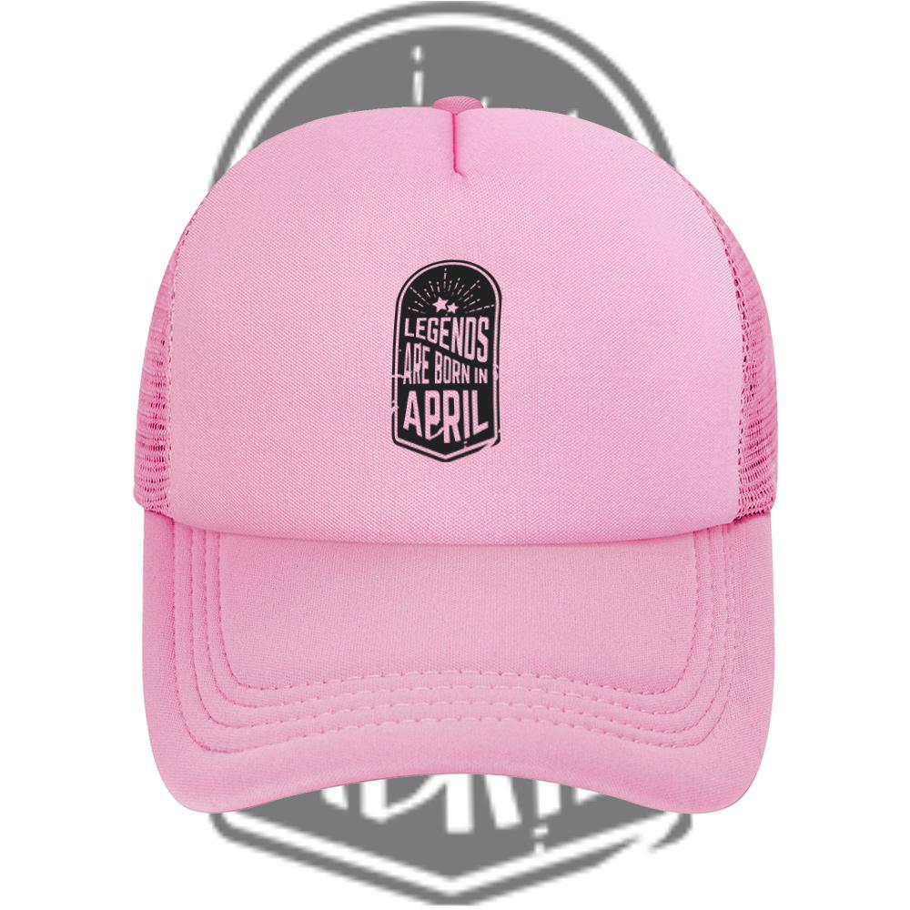 Legends born April simple design Baseball Cap Anime Graphic Hats Adult Unisex Women Sports Outdoor