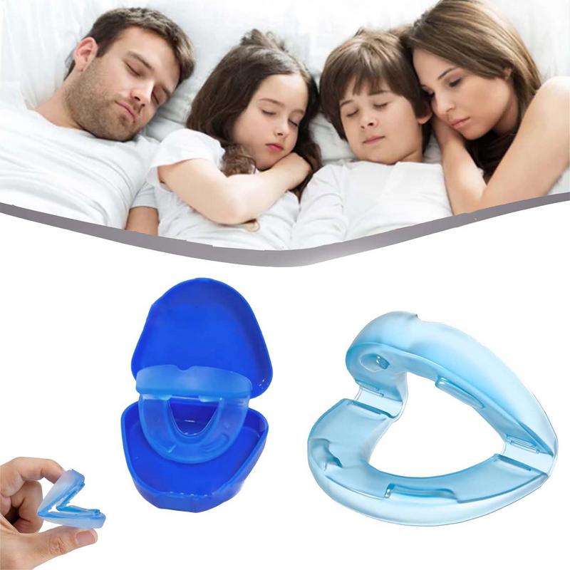Anti Snoring Kit Grinding Mouthpiece Anti Snore Mouith Guard Custom Molding & Adjustable Adjustment with Storage Case