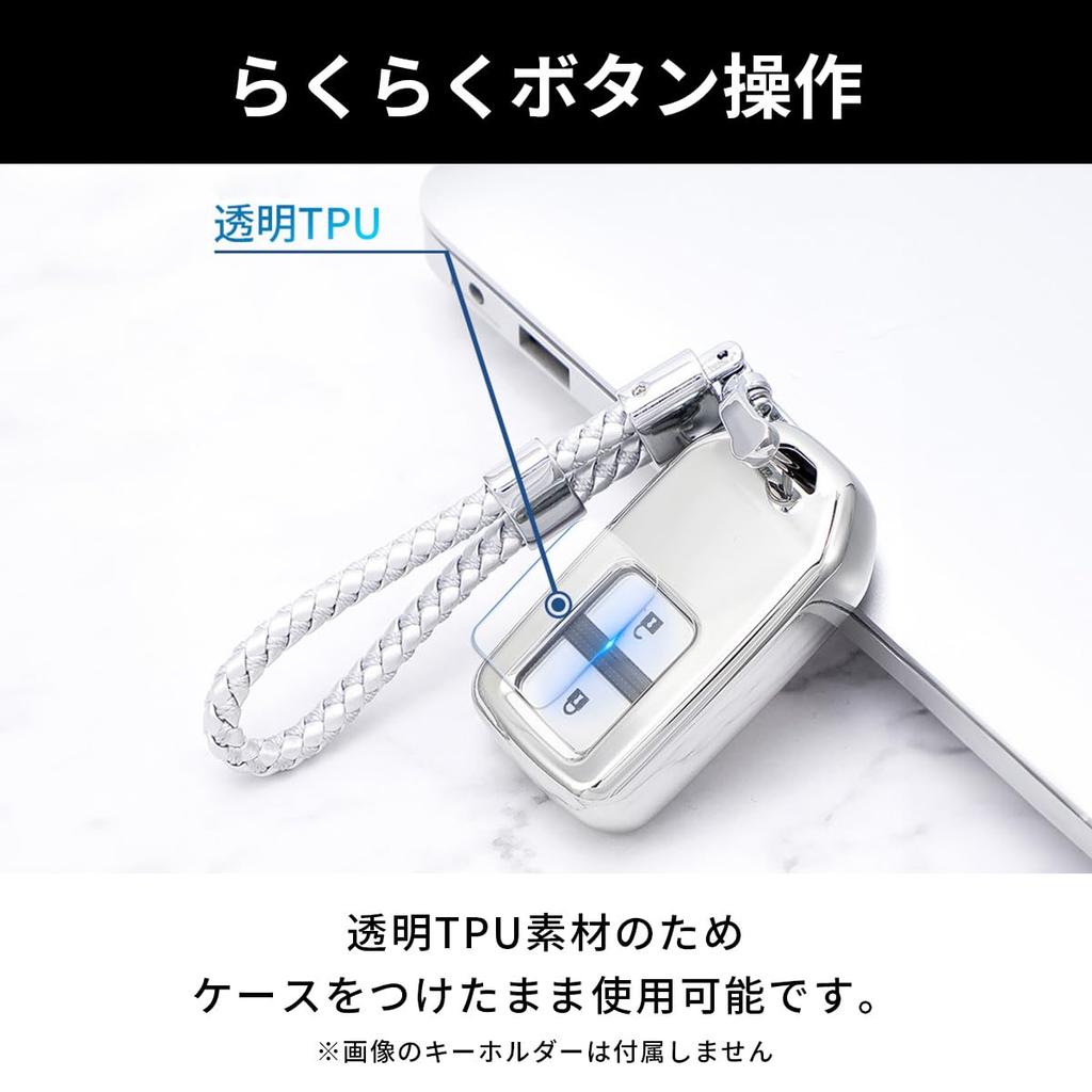 [VERISSY] Smart Key Case Fit Freed Step Wagon HONDA Honda Smart Key Cover Odyssey Vezel S660 Jade, Pink