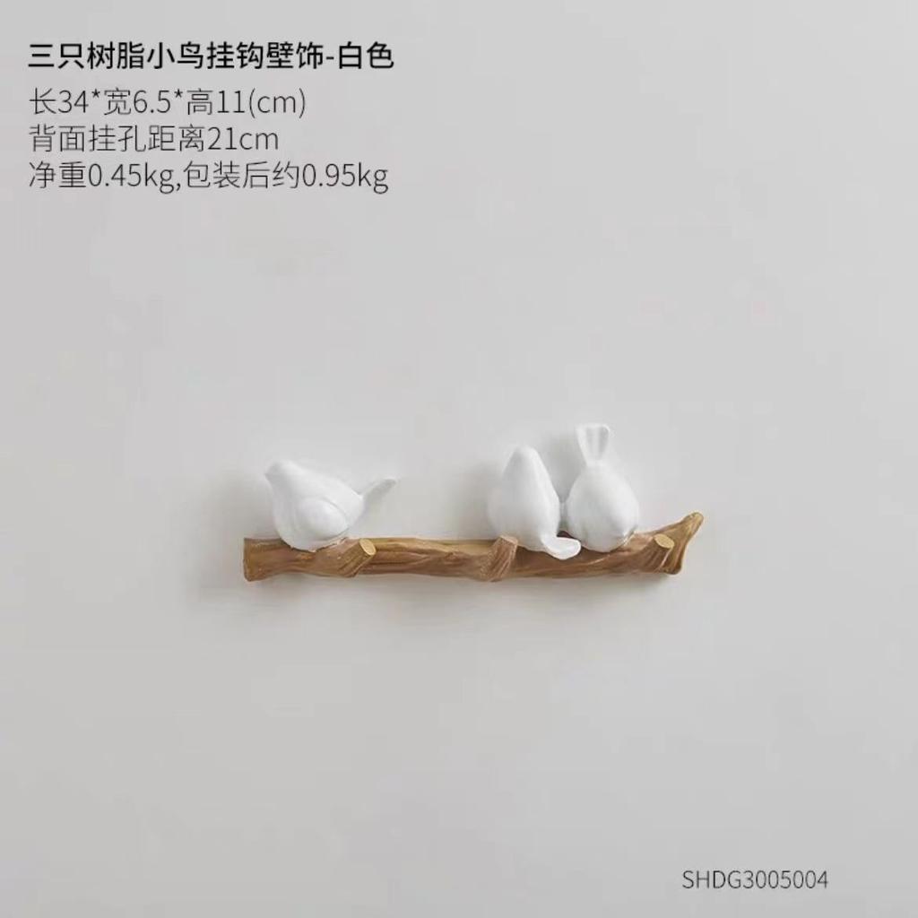 Минималистичное скандинавское 3D украшение на стену в виде птицы из смолы – Домашний декор