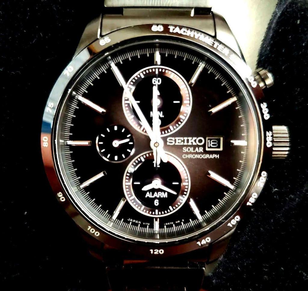 [Б/У] Часы SEIKO Solar Chronograph