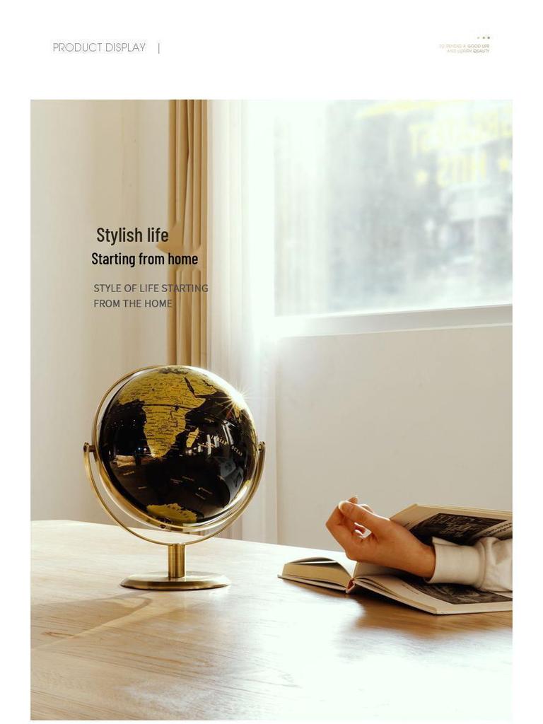 Роскошный глобус для украшения офиса и гостиной