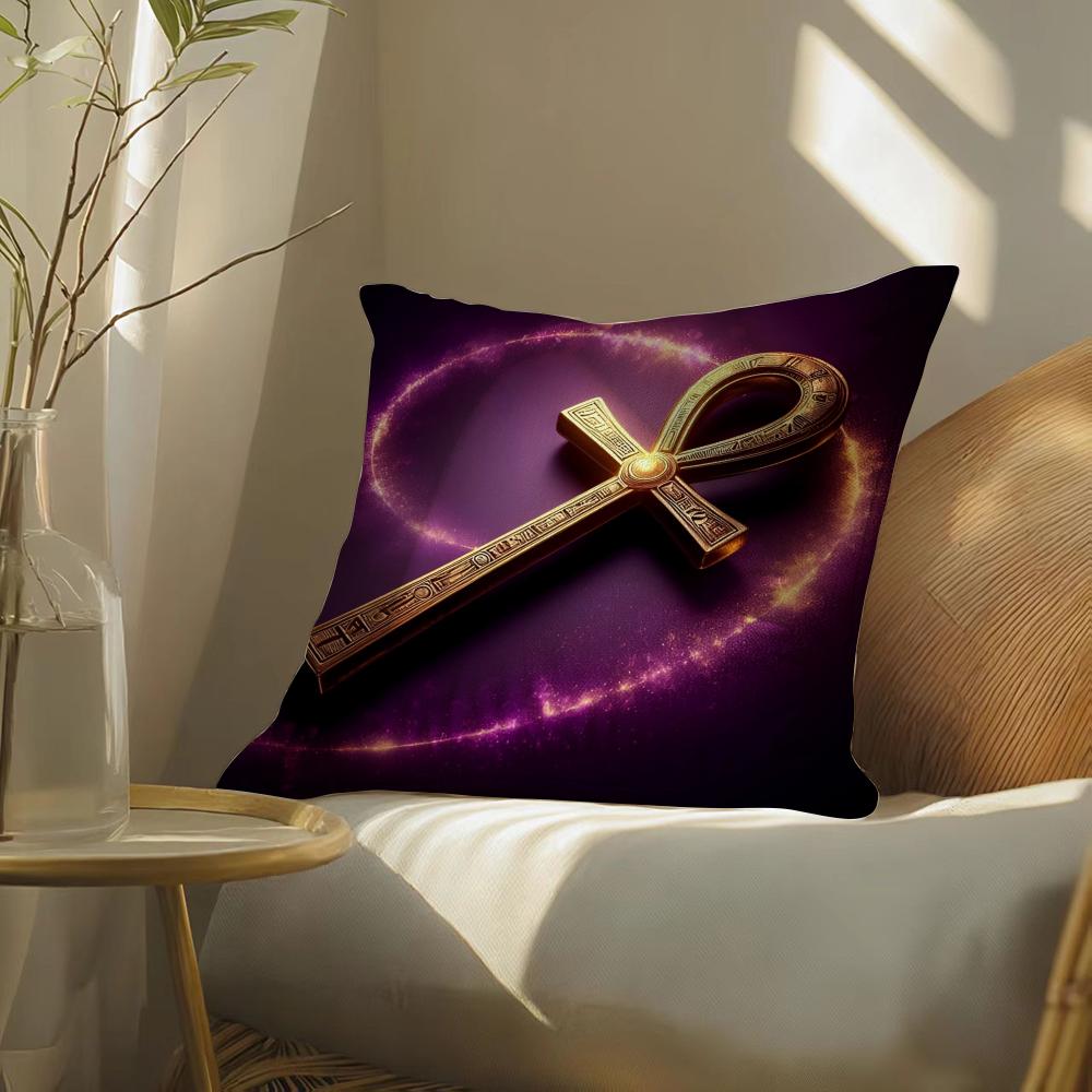Cruxansata Pillow Case Pillowcase, Double-Sided Printed, Sofa Cushion, Bedroom Headboard