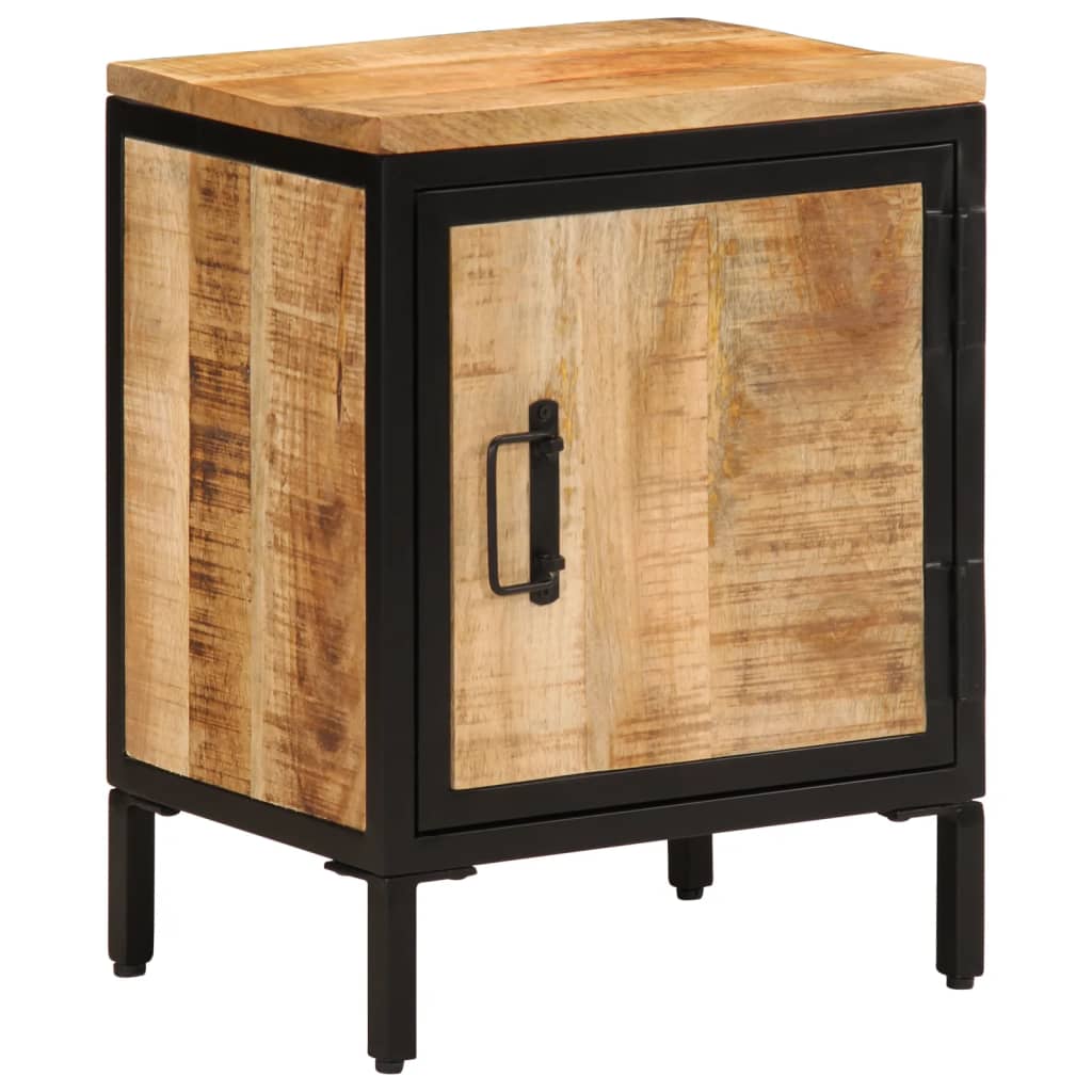 Nightstand 40 x 30 x 52.5 cm Rough Solid Mango Wood