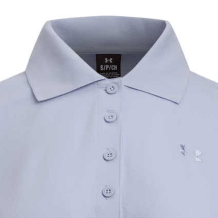 Under Armour SS25 Courtcore Повседневная Мода Простое Свободное Платье с Коротким Рукавом Женское Платья Светло-Голубой Фиолетовый 6007602-539