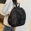 Y3Ne Functional Nylon School Bag Convertible To Shoulder Or Backpack Large Capacity Handbag For Commuters And Students