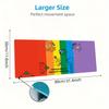 Mr. Men Little Miss Large Size Mouse Pad Large Gaming Table Cushion Non-slip Laptop Tablet Big Mousepad XXL Mat Mini PC Playmat With Lock edge