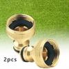 Garden Thread Connector Water Pipe Fitting Faucet 4*3cm 1.57*1.18in 2PCS