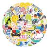 55 мультяшных граффити наклеек для пиклбола для DIY-декора