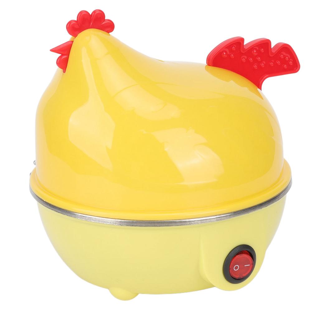 Electric Egg Cooker Multifunction Chicken Shape Rapid Egg Boiler 7 Egg Capacity Automatic Shut Off Mini Breakfast