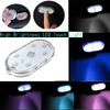 High Brightness LED Touch Light USB Charging Car Interior Lighting Magic Sticker Ambient Lamp With Strobe Mode For Multi-color