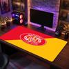 Коврик для мыши с тематическим узором Girona FC, Дизайн с логотипом футбольного клуба, XXL Игровой коврик для стола, Нескользящий коврик для компьютерной мыши