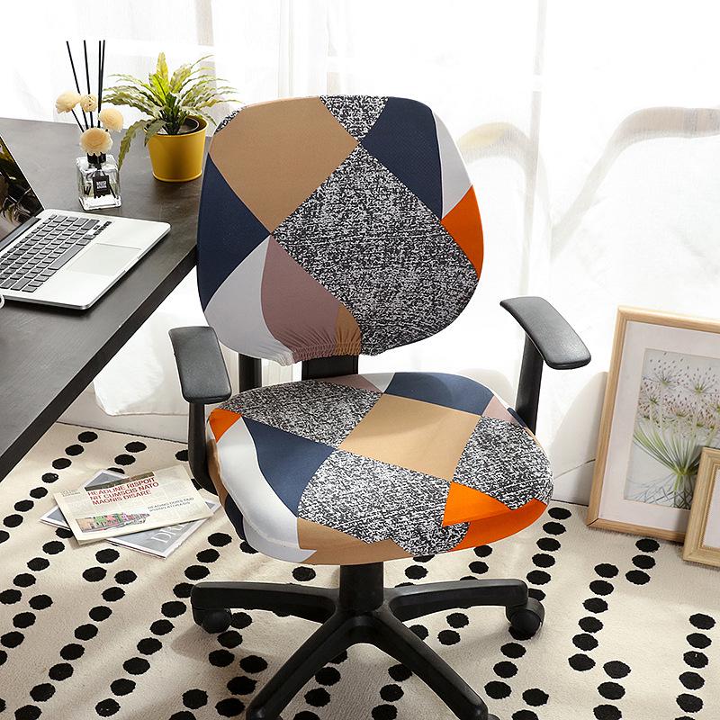 Universal Size Jacquard Dining Chair Cover Spandex Elastic Chair Slipcover Case Stretch Chair Cover for Office Home