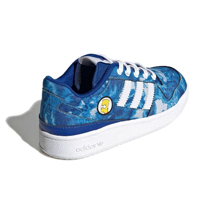 The Simpsons x adidas Forum Low C Кроссовки детские Синий Королевский-синий Облачно-белый GZ1776