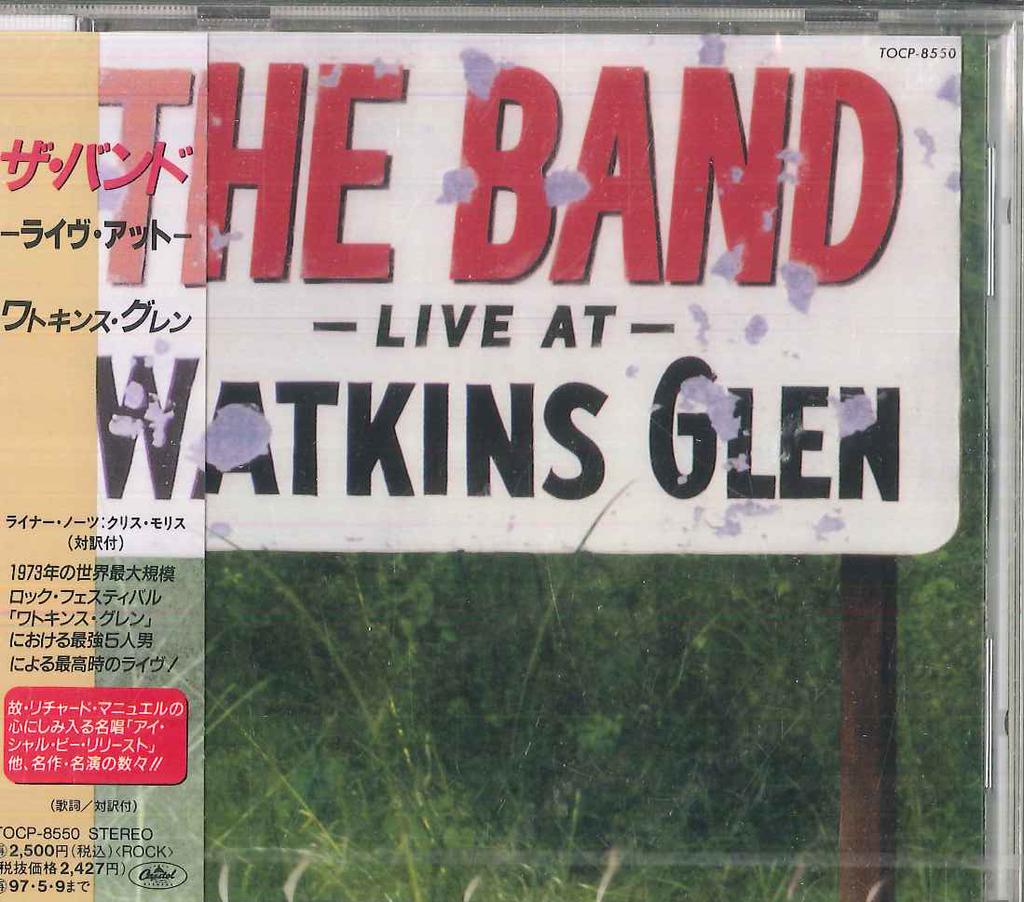 CD БЕНД Live At Watkins Glen TOCP8550 CAPITOL 1995 Япония Рок Б/У