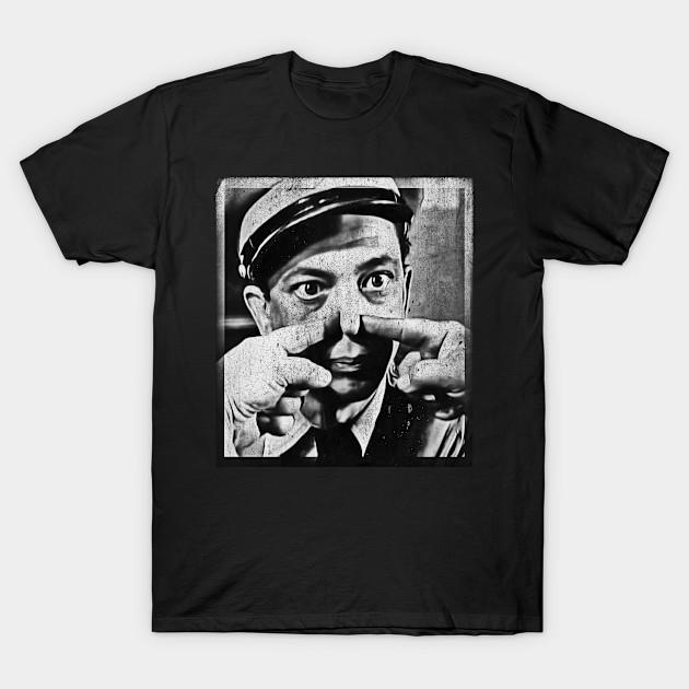 Asian Size Men Print T-shirt Barney Gives Otis A Sobriety Test No-Cut Heat Transfer Print Cotton Tshirt