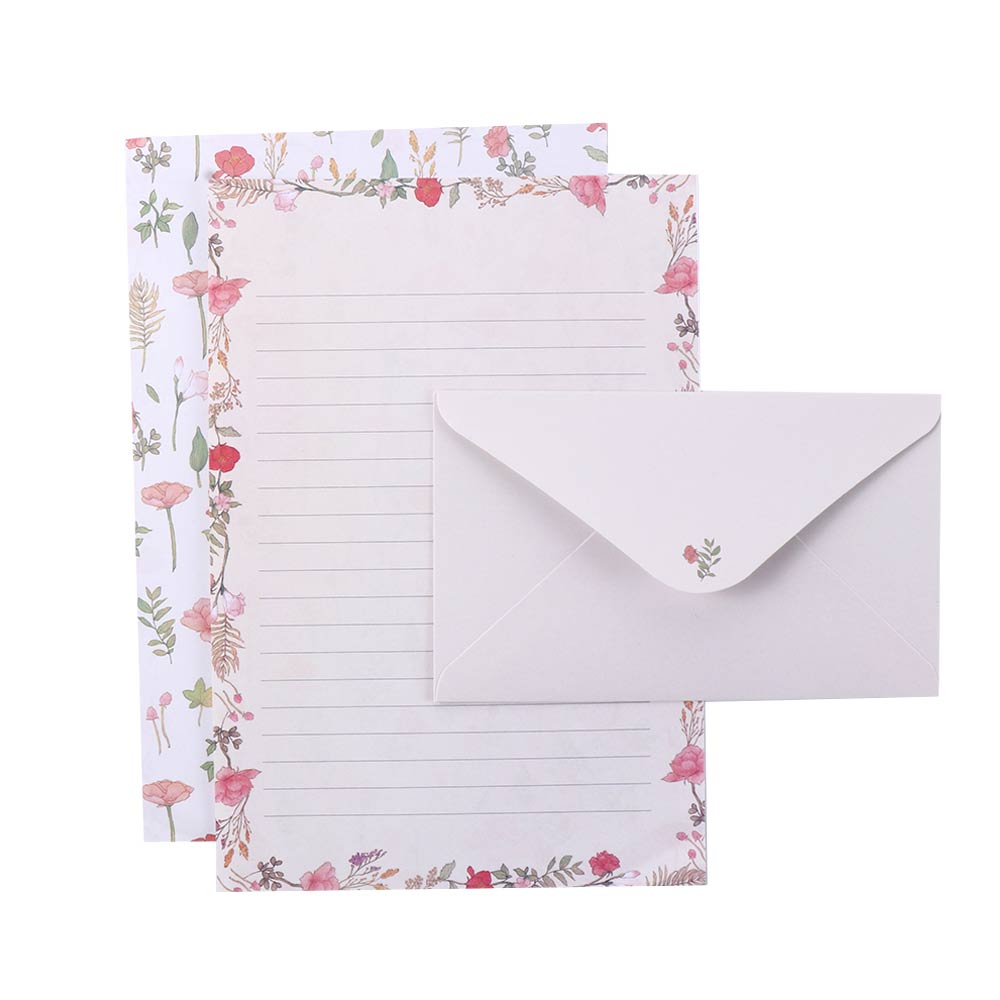 Valentine's Day Gift Envelope Letter Pad Different Style Cartoon Stationery Paper Writing Paper Envelope Letter Paper
