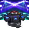LED 10X10W 6 Head 4in 1 Moving Head Beam Light RG Laser Strobe Light DMX Stage Light RGB Beam Light Rotating Disco Party Bar
