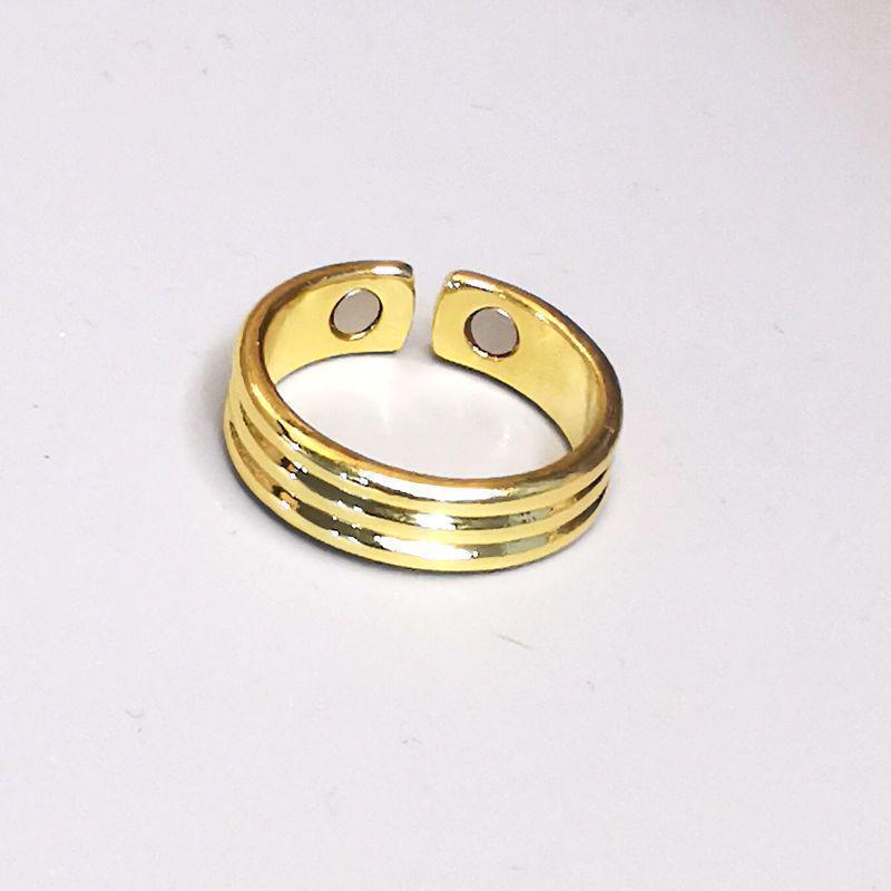 Точечное персонализированное мужское кольцо для здоровья с магнитным полем, гальванизированное розовым золотом