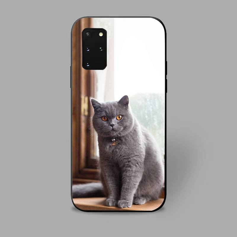 Чехол для телефона «Серый кот» для iPhone Samsung Galaxy Redmi Xiaomi Oppo OnePlus Note SA 7 8 9 10 11 12 13 14 20 21 22 23 53 54 Pro Max Plus Ultra TPU Soft
