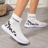 Новая дизайнерская обувь для женщин Кроссовки-носки с высоким верхом Женская модная спортивная обувь Женская сетчатая дышащая обувь для бега и ходьбы