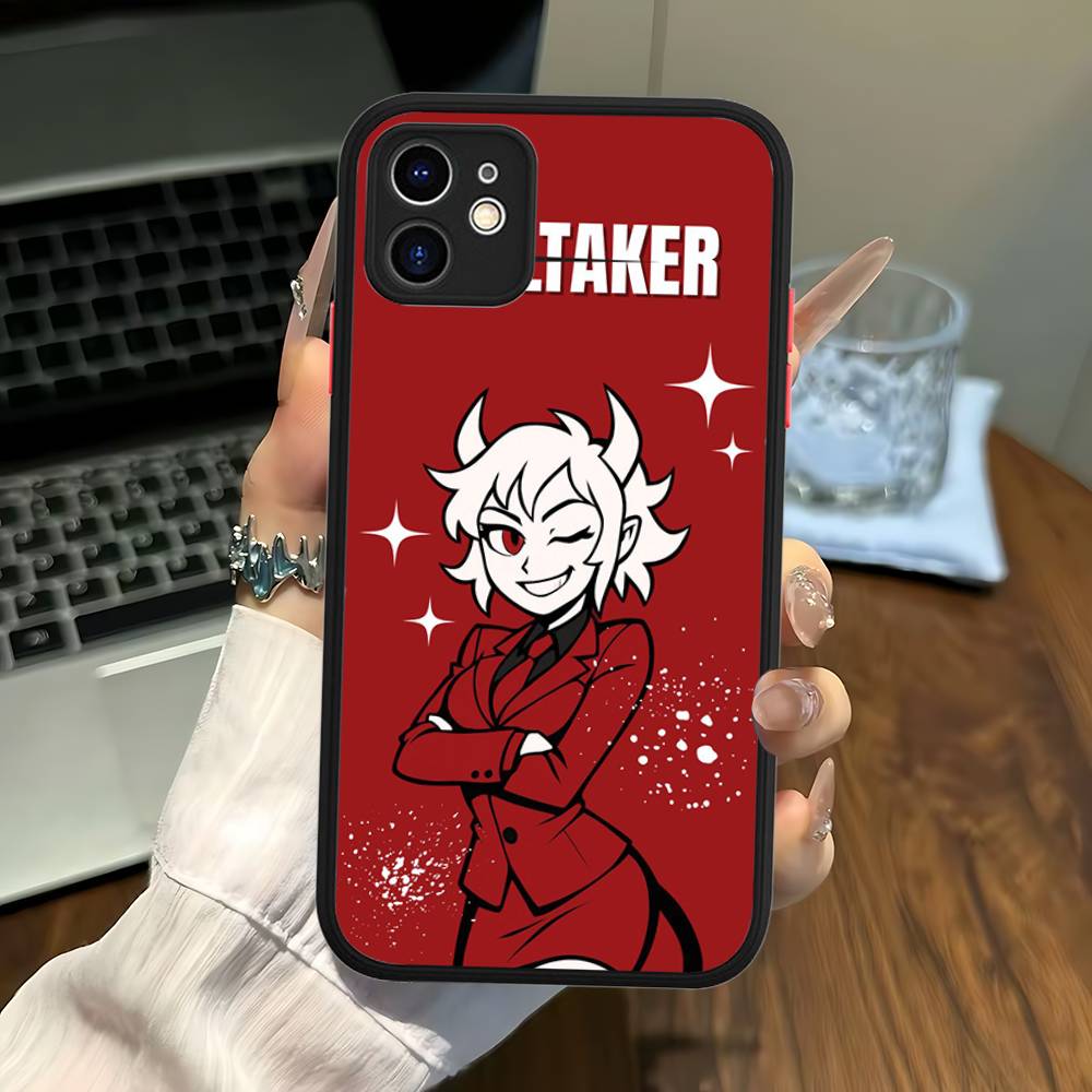Classic Game H-helltakerS Anime Phone Case For IPhone 14 11 12 13 Mini Pro Max 8 7 Plus X XR XS MAX Translucent Matte Cover