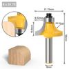 1PC 8mm Shank Corner Round Over Edging Wood Router Bit Large 2 Flute Corner Round Cove Box Bit Woodworking Tenon Cutter Tool
