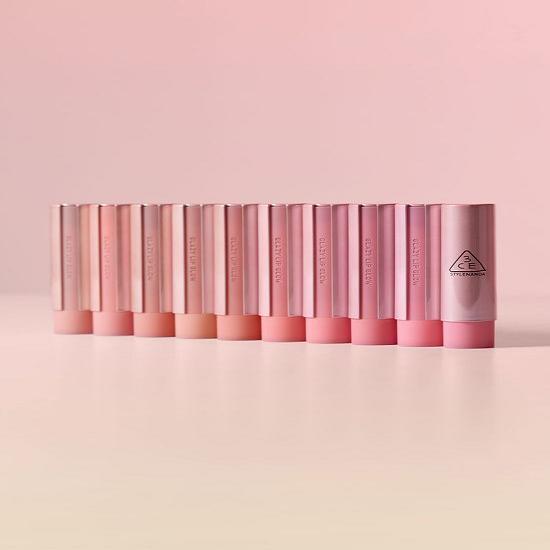 3ce Glazed Lip Glow (9 Colors)