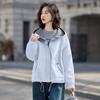 Женская приталенная куртка-ветровка на весну/осень 2025 LU8979 - Свободный крой, Мода для миниатюрных