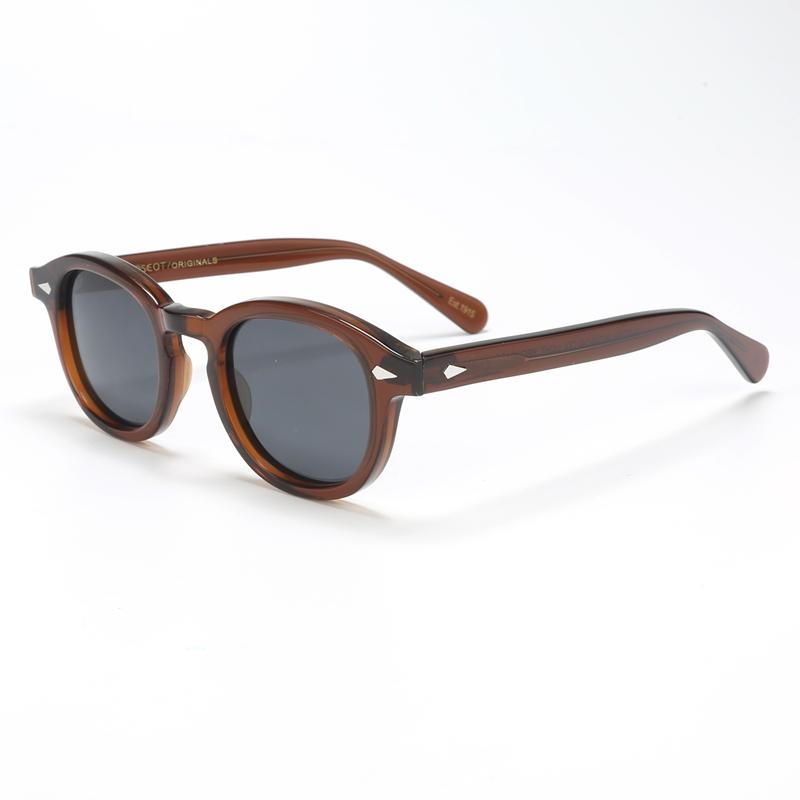 Fashion Polarized Sunglasses Men UV400 Johnny Depp Lemtosh Brand Designer Sun Glasses For Male Retro Acetate Frame Oculos
